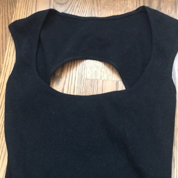 American Apparel Black Dress with Back Cut Out - Picture 3 of 6